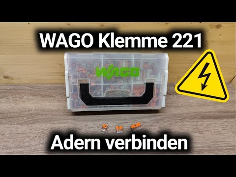 Wago Klemme Kabel verbinden - Wago 3er Klemme - 3 Kabel verbinden - TOP ANLEITUNG! ⚡️✅