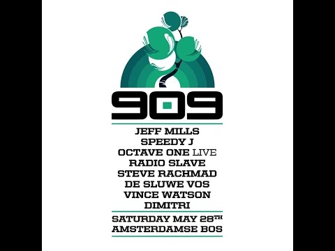 Vince Watson special 6 hour classics & Detroit mix @ 909 festival, Amsterdam (HD)