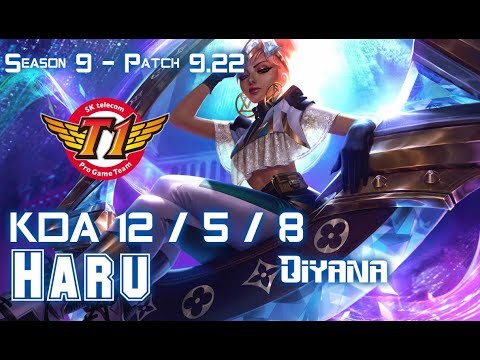 SKT T1 Haru QIYANA vs OLAF Jungle - Patch 9.22 KR Ranked