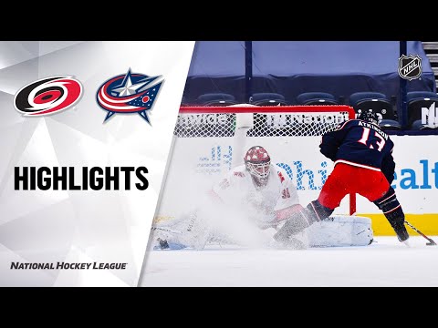 Hurricanes @ Blue Jackets 2/8/21 | NHL Highlights