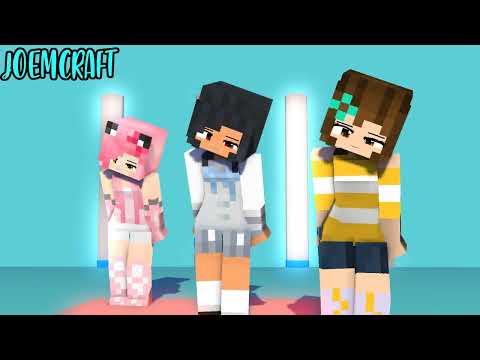 SEXY CREW LADIES | APHMAU, KC, MACNCHEESE | ME TO DANCE | SHUFFLE DANCE - Minecraft Animation