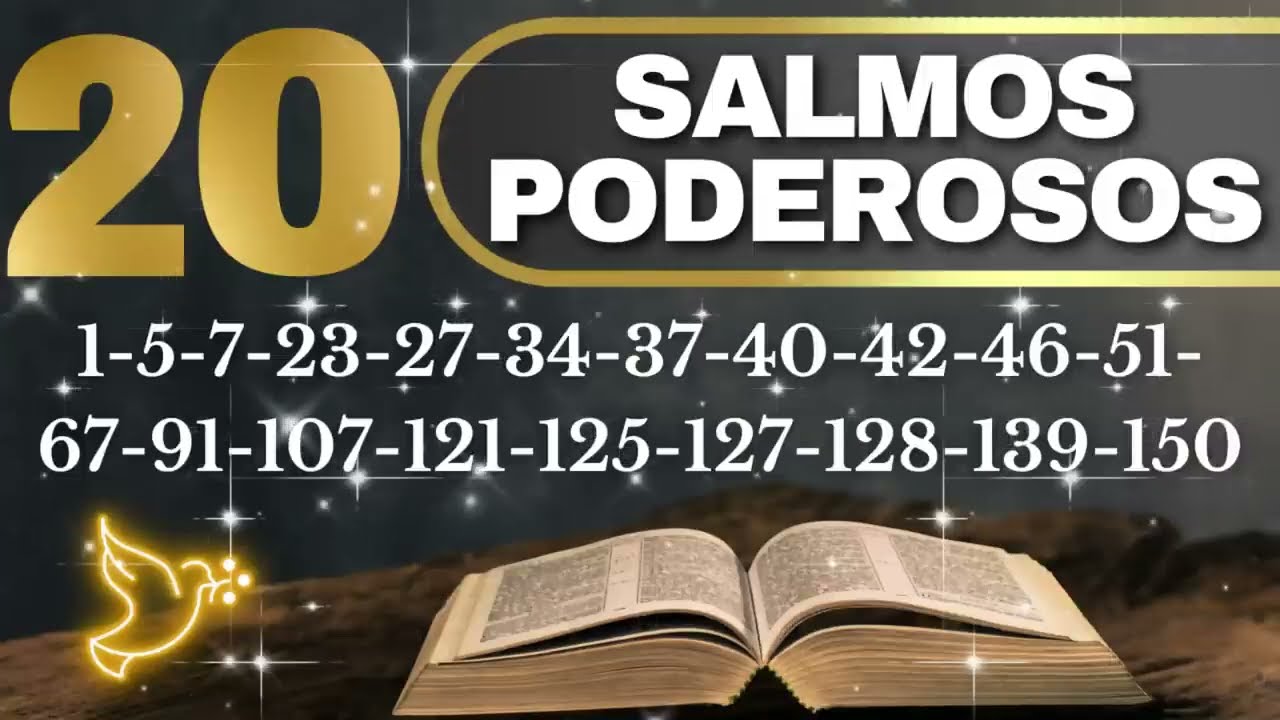 Os 20 Salmos mais Poderosos Para abençoar várias áreas da sua vida. #oração  #palavradedeus