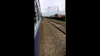preview picture of video 'BRC WAG-5 R 59026 Amravati Surat Fast passenger'