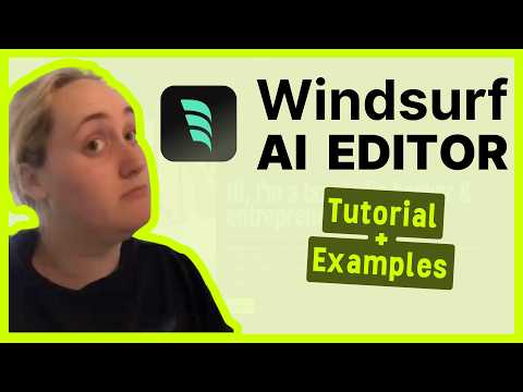 Windsurf Editor TUTORIAL // Better than Cursor? (yes)