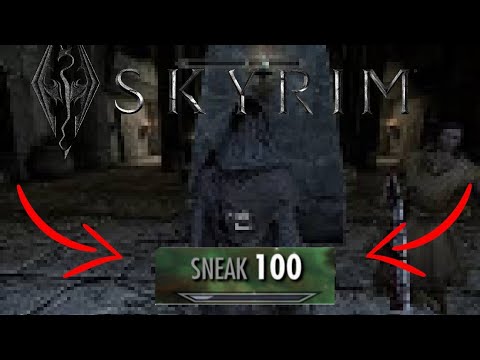 How To Get Level 100 SNEAK in Skyrim | 2021