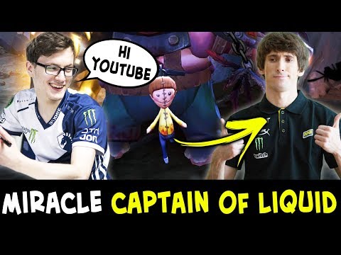 Miracle CAPTAIN of Liquid — mid PUDGE Dendi set + INVOKER on Battle Cup
