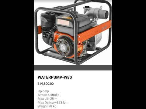 Husqvarna W80P 54000LPH Water Pump for Irrigation & Draining