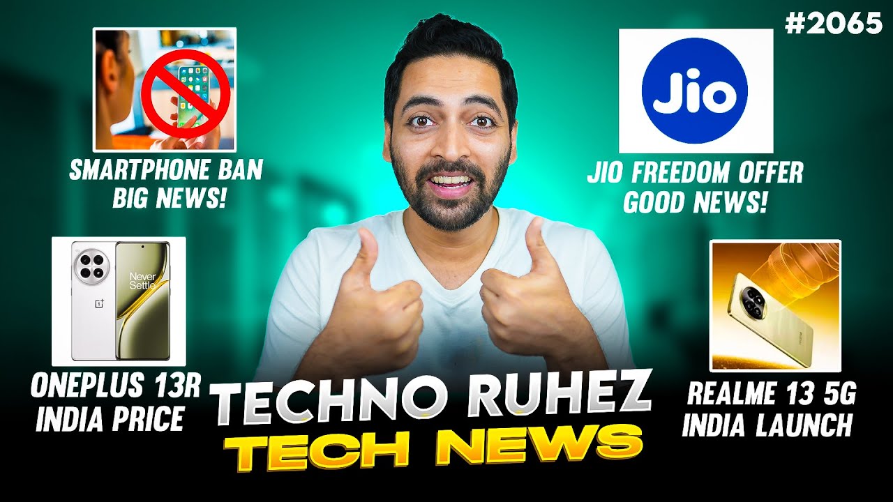 Jio Freedom Offer😍,Smartphone Ban😲realme 13 5G India,Oneplus 13R India Price,iQOO Z9s,Exynos 2500