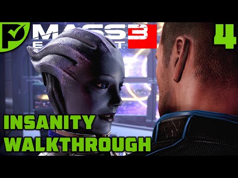 A Hint of Romance & A Cerberus Lab - Mass Effect 3 Insanity Walkthrough Ep. 4 [Legendary Edition]