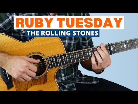 How to Play Ruby Tuesday by The Rolling Stones - Fingerstyle Guitar Lesson