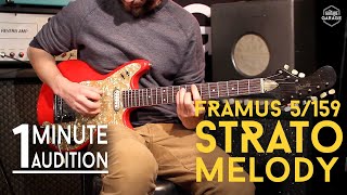 Video thumbnail for Framus 5/159 Strato Melody - 1 Minute Audition by Guitare Garage