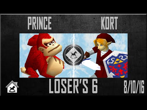 Darkhouse 12 - Prince (Donkey Kong) Vs. Kort (Link) Super Smash Bros Losers Round 6 - SSB64