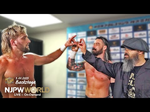 #njcup 2nd Match Backstage 3/11/23 (with Subtitles)｜NEW JAPAN CUP 2023 第2試合 Backstage