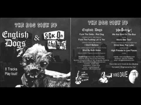 English Dogs & Sick on the Bus - Dog Sick EP