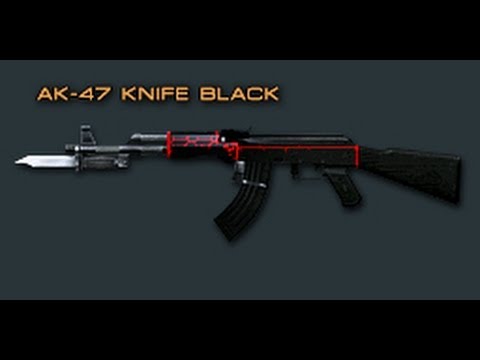 Cross Fire Brazil || AK-47 Knife Black (Bayoneta Negro) [Review]!