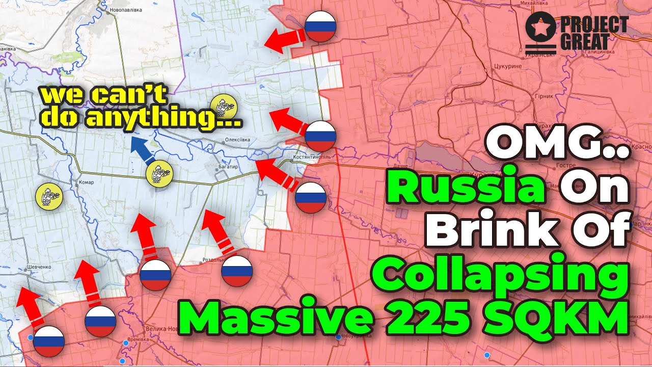 Massive. Russia On Brink Of Collapsing 225 SQKM. Ukraine’s Strongest Defense Has Fallen. Multiple...