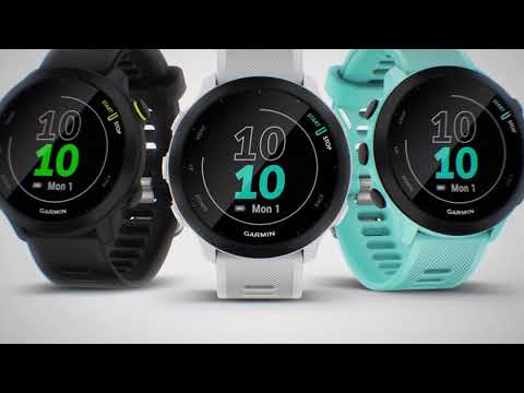 Išmanusis laikrodis Garmin Forerunner 55, Pilkos spalvos video