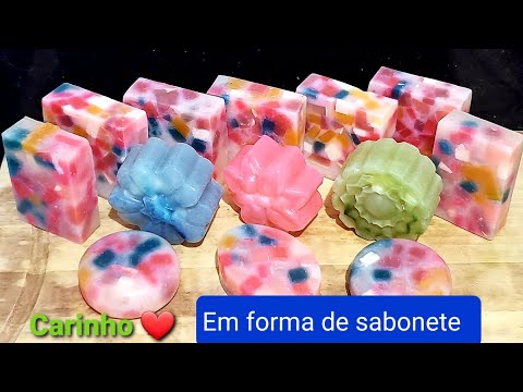 Como fazer sabonetes em mosaico @roseleitesaboariaecologica