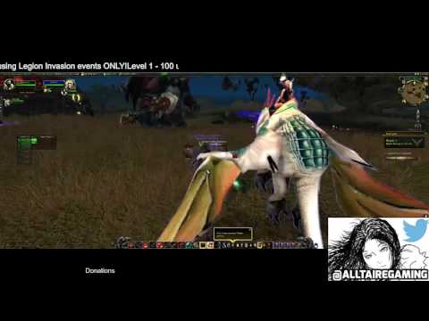 Leveling 1 - 100 Using Legion Pre-launch Events Only