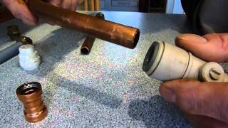 How to fit and remove plastic pipe fittings. For easy install of heating and other pipework.