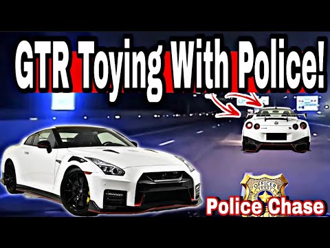 Nissan GTR Takes The Georgia Black HAWK Police On 175MPH Chase! Will He Getaway?
