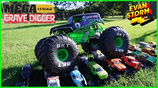 Mega Grave Digger RC Monster Truck Challenge