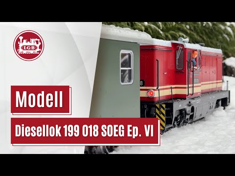 LGB Model | Diesel locomotive 199 018 of the SOEG | 26450