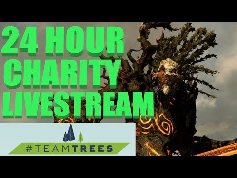 24 Hour Charity Team Trees Livestream - Durthu Tree Only Campaign Part 2