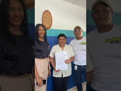 CARLOS ANDRÉS CHARRIS FRUTO, CON 14 AÑOS DE EDAD, ASPIRA A SER ELEGIDO CONSEJERO DE JUVENTUD.