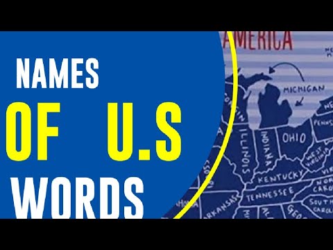 NAMES OF 50 US STATES WITH AMERICAN ACCENT-AMERICAN ENGLISH PRONUNCIATION