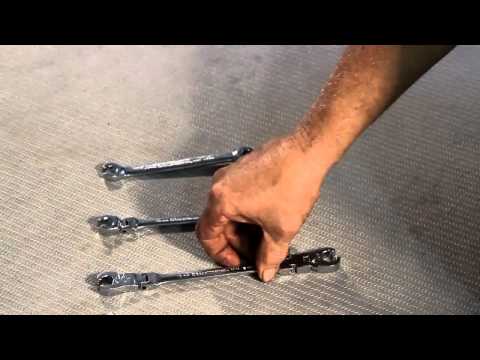 GearWrench ratcheting flex head flare nut wrench
