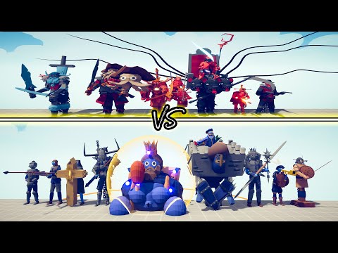 MEGA SECRET DLC Team vs MEGA MEDIEVAL DLC Team - Totally Accurate Battle Simulator TABS