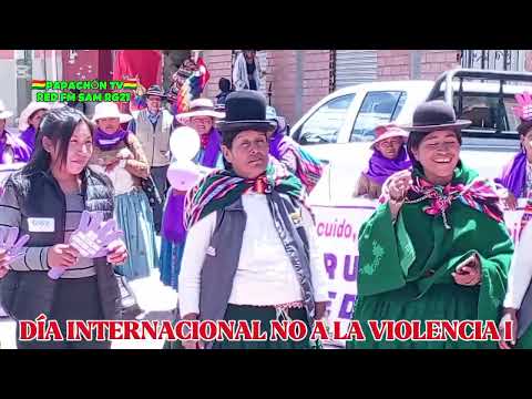 SAN ANDRÉS DE MACHACA LIBRE DE VIOLENCIA "DÍA INTERNACIONAL NO A LA VIOLENCIA" 