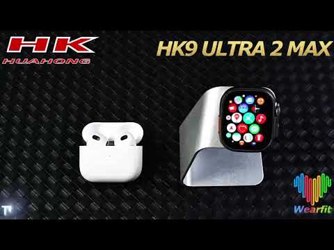 Умные смарт часы HK9 Ultra2 MAX AMOLED (Gen.4) Watch Apple 49мм электронные с магнитной зарядкой и микрофоном - фото 1 - id-p2177050854