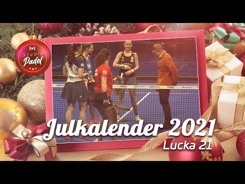 Julkalender 2021-21 | Sveriges Bästa Damer Rivstartar 2021 | Studio Padel