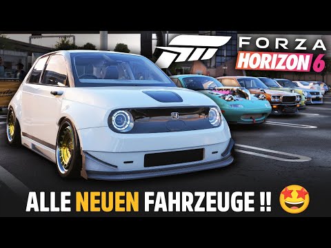 FORZA HORIZON 6 🚗 Alle NEUEN Autos! 🤩 - Part 1