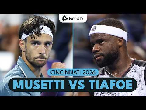 Frances Tiafoe vs Lorenzo Musetti Entertaining Battle | Cincinnati 2026 Match Highlights