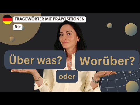 🇩🇪 Fragewörter Worüber? Worauf? Womit? usw.