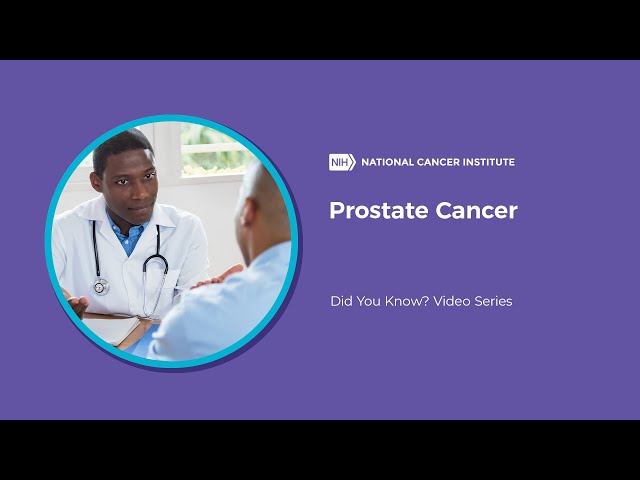 Videouttalande av prostate cancer Engelska