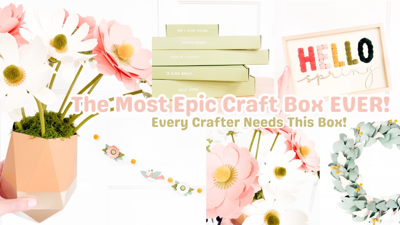 Attention Crafters!  The Most EPIC Craft Box Ever! | Every Crafter Needs This Sweet Box of Crafts!