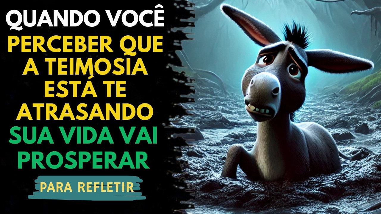 NÃO SEJA TEIMOSO - O Burro que Sempre Escolhia o Caminho Mais Difícil