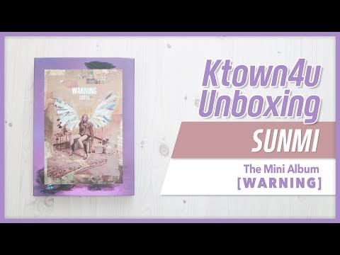 [Ktown4u Unboxing] SUNMI - the Mini Album [WARNING] 선미 워닝 언박싱