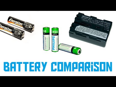 Alkaline batteries vs nimh batteries vs li-ion batteries