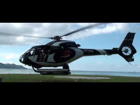 Flight over Seychelles