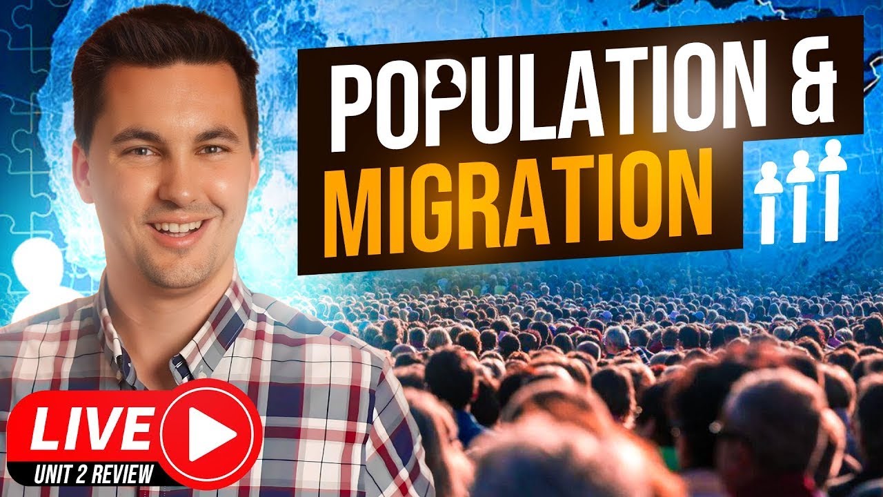 AP Human Geography Unit 2 Live Review! [Population and Migration Patterns and Processes]