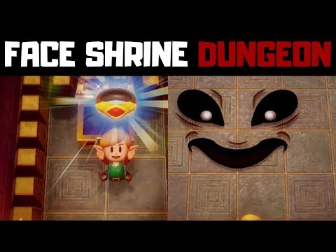 Link's Awakening Face Shrine Dungeon (Level 6) Walkthrough + Boss Battle!