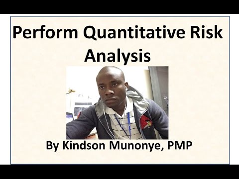 37 Project Risk Management   Perform Quantitative Risk Analysis Video