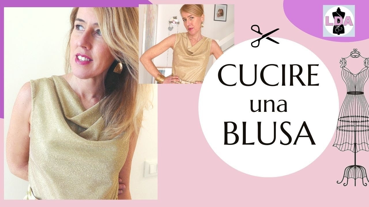 Cucire una blusa scollata