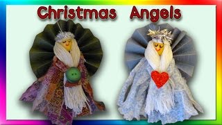 DIY Christmas Angel Ornaments