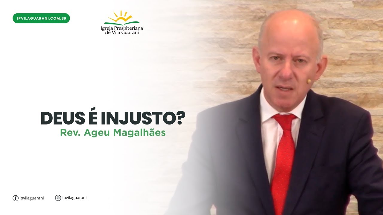 Deus é injusto? Romanos 9:14 a 18 | Rev Ageu Magalhaes